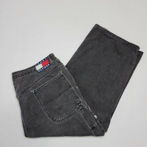 Tommy Hilfiger Vintage Black Jeans - BIG LOGO - 42